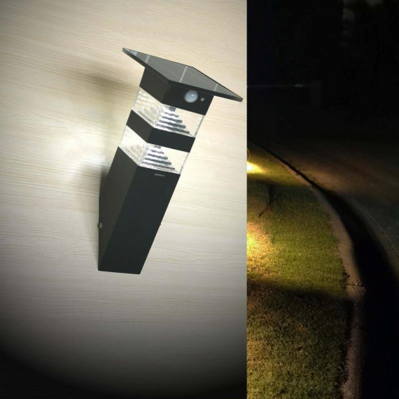 Aplique Led Solar 3.3W 400 Lumens Serie Saksun Luz Fría AIRMEC
