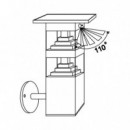 Aplique Led Solar 3.3W 400 Lumens Serie Calitri Luz Fría AIRMEC