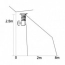 Aplique Led Solar 3.3W 400 Lumens Serie Calitri Luz Fría AIRMEC