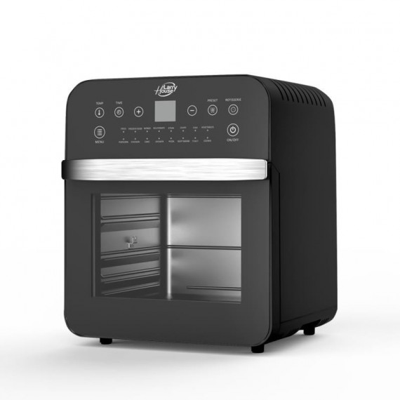 Horno + Freidora de Aire Caliente LARRYHOUSE 12 Litros 1.600W