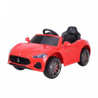 Coche Bateria Maserati Rojo