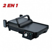 Plancha de Asar y Sandwichera 2.000W Placas 2 en 1 LARRYHOUSE