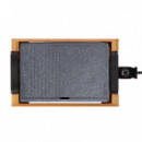 Plancha de Asar Bamboo 2.000W Placa Mixta a la Piedra LARRYHOUSE