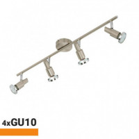 Aplique Led 4 Focos Serie Lugo 4XGU10 AIRMEC
