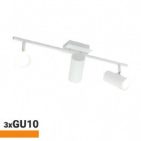Aplique Led 3 Focos Serie Palencia 3XGU10 AIRMEC