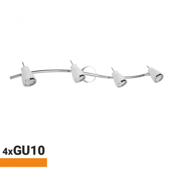 Aplique Led 4 Focos Serie Valencia 4XGU10 AIRMEC