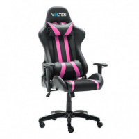 Silla Gaming Vlforce 1150 Negra-rosa VOLTEN