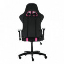 Silla Gaming Vlforce 1150 Negra-rosa VOLTEN