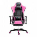 Silla Gaming Vlforce 1200 Negra-rosa VOLTEN