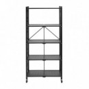 Estanteria Móvil Plegable 71X34X162.5 Cm LARRYHOUSE