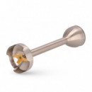 Batidora de Mano Inox 1.500W Cuchilla Titanio C/accesorios LARRYHOUSE