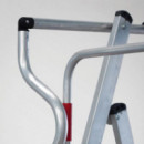 Escalera Aluminio Plegable Guardacuerpos con Plataforma AIRMEC (4+6)