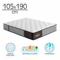 Colchón 105X190X25 Cm Serie Luna MOMI