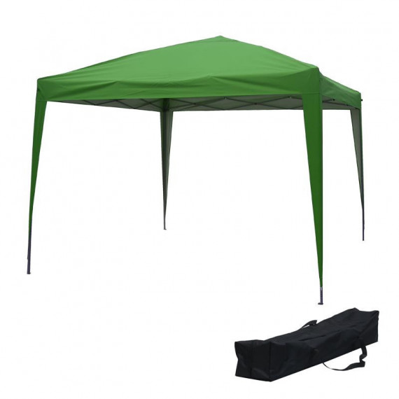 Carpa Plegable Acero 3X3 Metros Verde DONNA GARDEN
