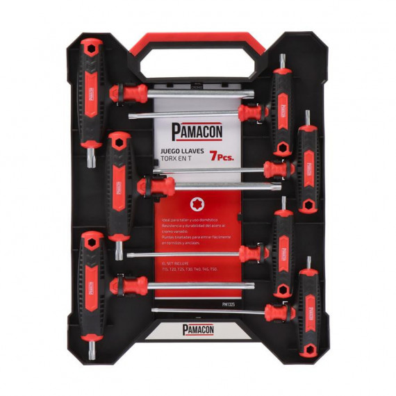 Juego Llaves Torx en T 7 Pcs PAMACON