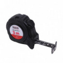 Flexometro 3 Metros Cinta Nylon Plus Negro PAMACON