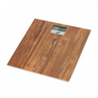 Báscula de Baño Digital 180 Kg Efecto Madera LARRYHOUSE