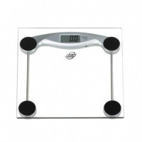 Báscula de Baño Digital 150 Kg Vidrio Templado Transparente LARRYHOUSE