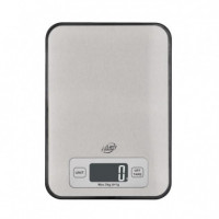 Báscula de Cocina Digital 5 Kg Ultrafina Acero Inoxidable LARRYHOUSE
