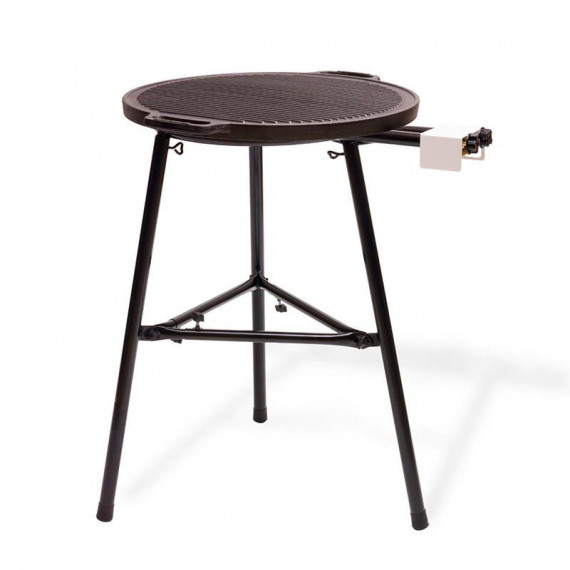 Paellero de Gas 40CM Doble Fuego + Parrilla 45CM + Soporte AIRMEC