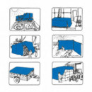 Lona de Protección Azul 5X8 Metros AIRMEC