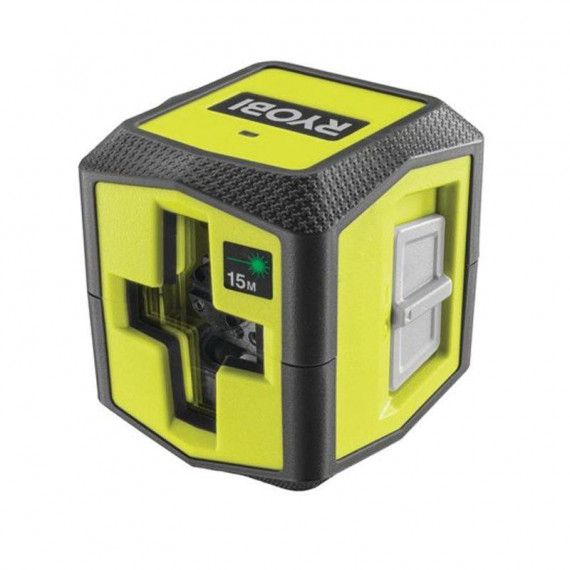 Nivel Láser Línea Verde Cruzada Alcance 15 Metros RYOBI