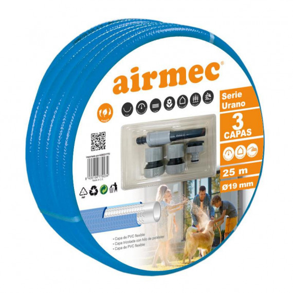 Manguera Agua 3 Capas  Serie Urano AIRMEC 19MMX25MT