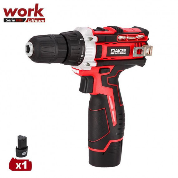 Taladro 12V Serie Work AICER (1X 2.0AH)