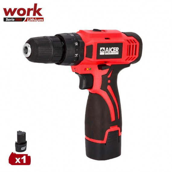 Taladro Percutor 14.4V Serie Work AICER (1X 2.0AH)