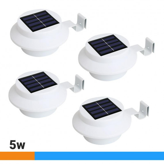 Juego 4 Pcs Luces Solares Led 21 Lumens AIRMEC