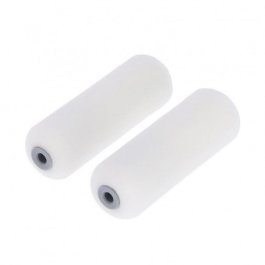 Pack 2 Recambios Rodillo Pintar Espuma 10CM Superficies Lisas PAMACON
