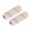 Pack 2 Recambios Rodillo Poliester 10CM Semilisa-semirugosa PAMACON