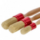 Brocha Redonda Poliester 2.7CM Mango Madera PAMACON