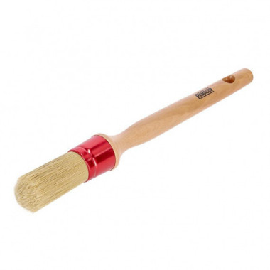 Brocha Redonda Poliester 3.2CM Mango Madera PAMACON