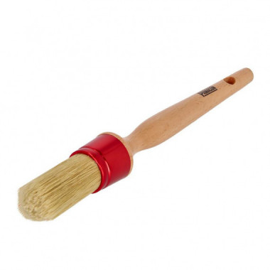 Brocha Redonda Poliester 3.6CM Mango Madera PAMACON