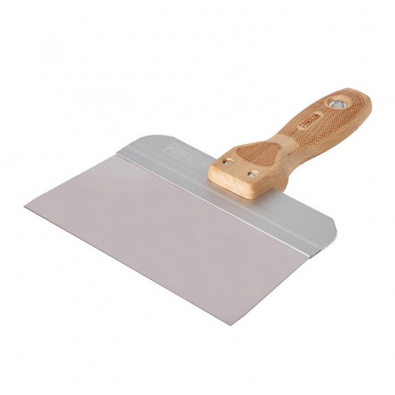 Espatula de Emplastecer 20.3CM Flexible de Acero Mango Madera PAMACON