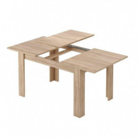 Mesa de Comedor Extensible 78X140X90CM Roble Canadian MOMI