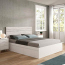 Cama 150 4 Cajones 37X156X196CM Blanco Artik MOMI