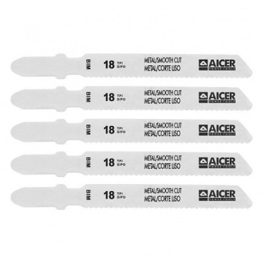 Blister Hoja Sierra Calar Bim 5 Pcs 18DPP 75MM AICER