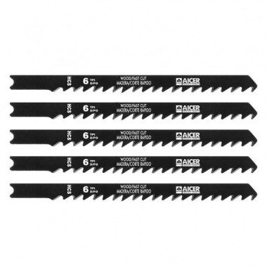 Blister Hoja Sierra Calar Hcs 5 Pcs 6DPP 100MM AICER