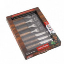 Set 8 Piezas Cubiertos Chuleteros LARRYHOUSE