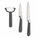 Cuchillos + Pelador + Tabla Set de 4 LARRYHOUSE
