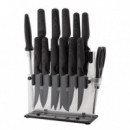 Cuchillos Set 13 con Taco Transparente LARRYHOUSE