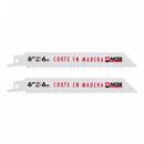 Blister Hoja Sierra Sable 6" 2 Pcs AICER