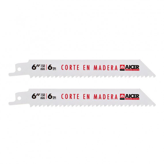 Blister Hoja Sierra Sable 6" 2 Pcs AICER