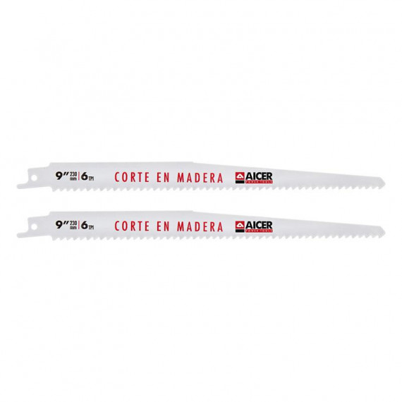 Blister Hoja Sierra Sable 9" 2 Pcs AICER