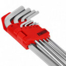 Juego Llaves Allen Hexagonales Bola 9 Pcs PAMACON