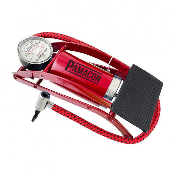 Bomba de Inflado de Pie Rojo PAMACON