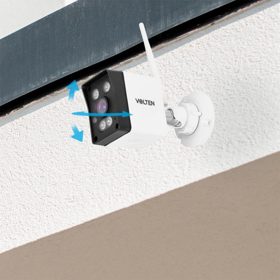 Cámara de Seguridad Tipo Bullet Alarma 3MP Audio Proyector VOLTEN - Guanxe Atlantic Marketplace