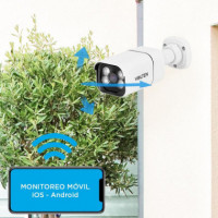 Cámara de Seguridad Smart HD Tipo Bullet Vision Nocturna 4MP VOLTEN